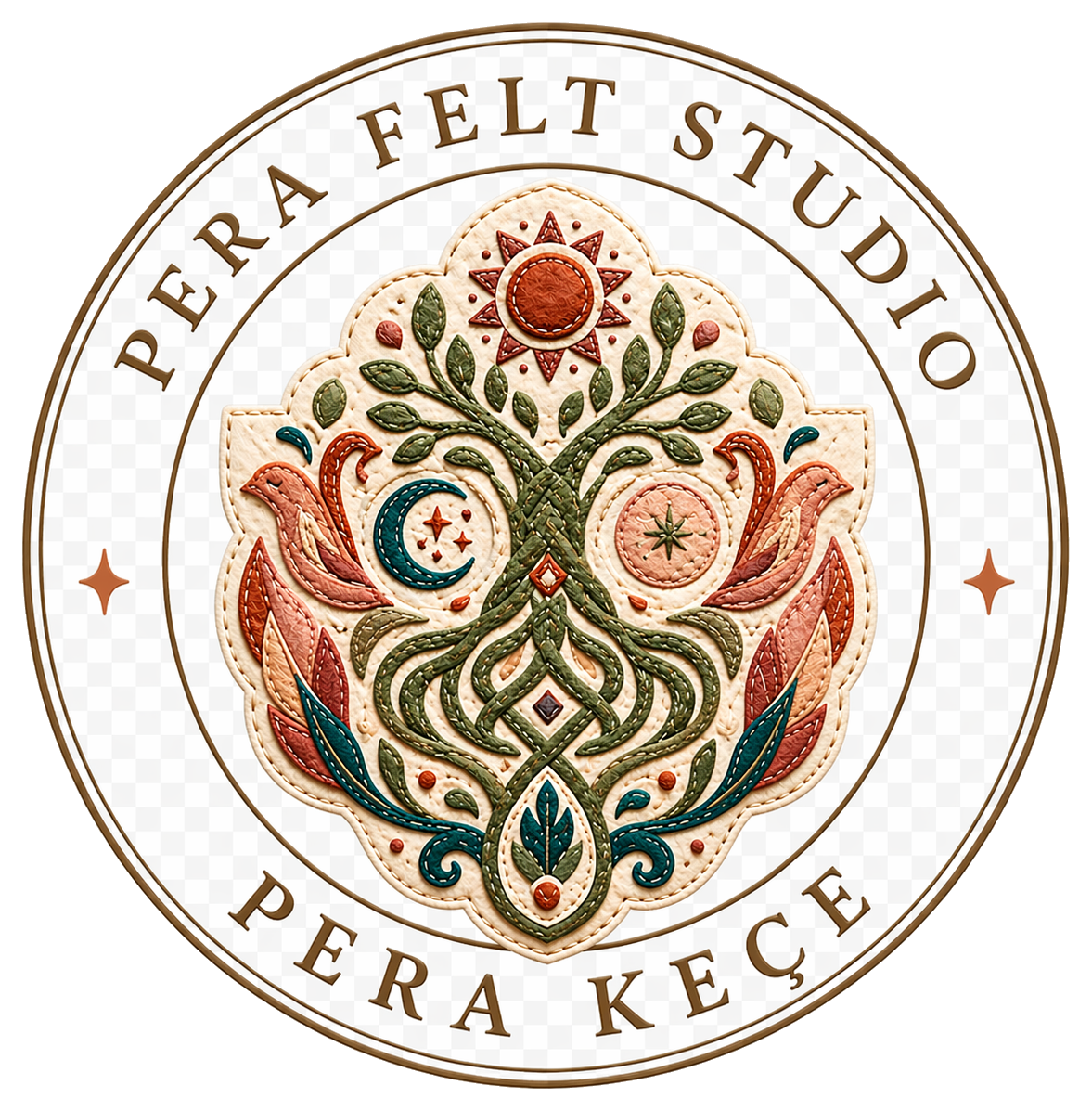 Pera Felt Studio mührü
